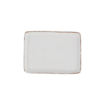 Vietri Cucina Fresca Rectangular Tray - Bianco